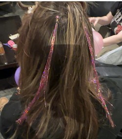 Hair tinsel add-ins